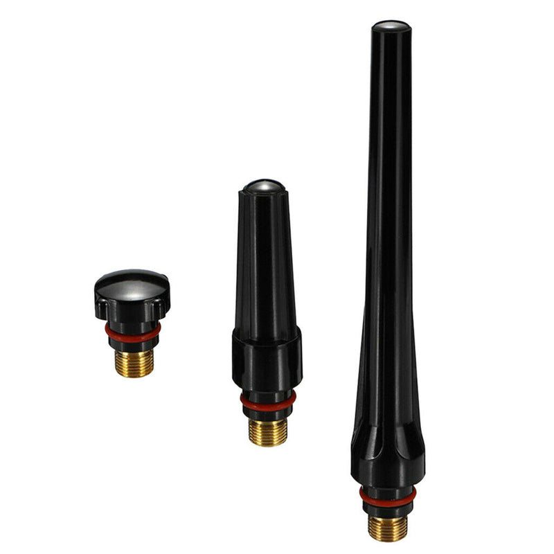 3xTIG Welding Machine Accessories Welding Torch Long Mid Short Tig Back Caps