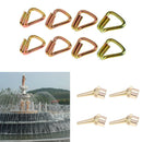 4x Brass Garden Fountain Nozzle Head Steel 8x Double J
