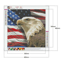 Eagle Diamond Painting 5D DIY Full Round Drill Cross Stitch Kits (QF453)