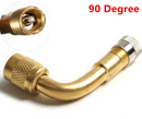Car Air Tire Tyre Valve Extension Stem Extender Brass 90 Degree VVALV8770