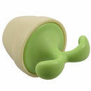 Mini Plastic Green Leaf Shaped Grip Relaxing Body Foot Roller Ball Massager