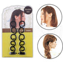 2Pcs Waterfall Twist Roller French Braid Twist Back Hair Styling Tool Clip Gift