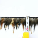 2Yds 12-16cm Natural Rooster Feather Fringe Trim Ribbon Trimmings for DIY Sewing