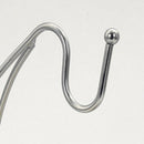 Stainless Steel Metal Wire Fruit Bowl With Banana Hanger Tree Hook Storage