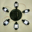 Retro Solar Color Changing LED Shell Wind Chimes Home Garden Yard Light Lamp