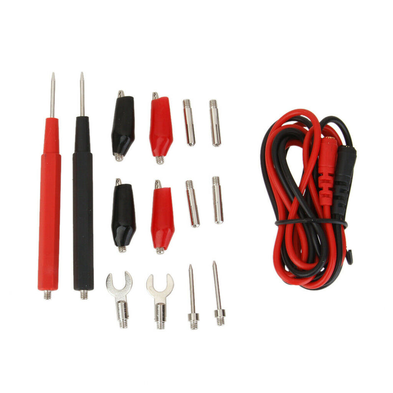 1 Set Of Multifunction Digital Multimeter  Test Wire + Alligator Clip + Banana