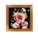 5D DIY Pink Rose Embroidery Diamond Painting Cross Stitch Kit Home Decor