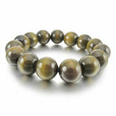 15mm Wood Bracelet Link Bracelet Wrist Tibetan Buddhist Green Sandalwood Bu