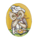 Cartoon Owl Chef Stamped Cross Stitch Kit Lovely DIY Art Crafts & Sewing