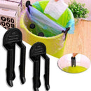 1pcs Home Practical Garbage Can Waste Bin Trash Can Lock Clip Bag Holder P0 F0T3