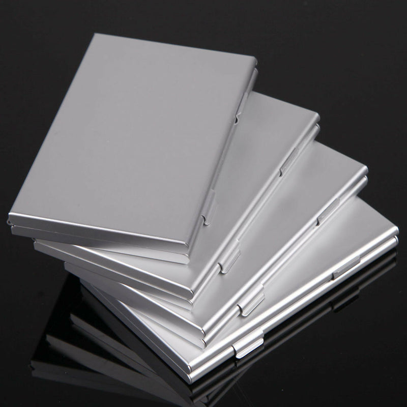 Aluminum Alloy Memory Card Storage Box Hard Case Supports Micro TF/MMC Card