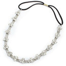 Fashion Women's Artificial Crystal Rhinestone Clover Head wrap Headband Hai