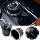 1pc Car Ashtray Ash Blue LED Light Smokeless Stand Cylinder For Car Cup Hol A6G0