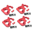4Pcs RC Metal Motor Base for WLTOYS 144001 Car Buggy Trucks Replacements
