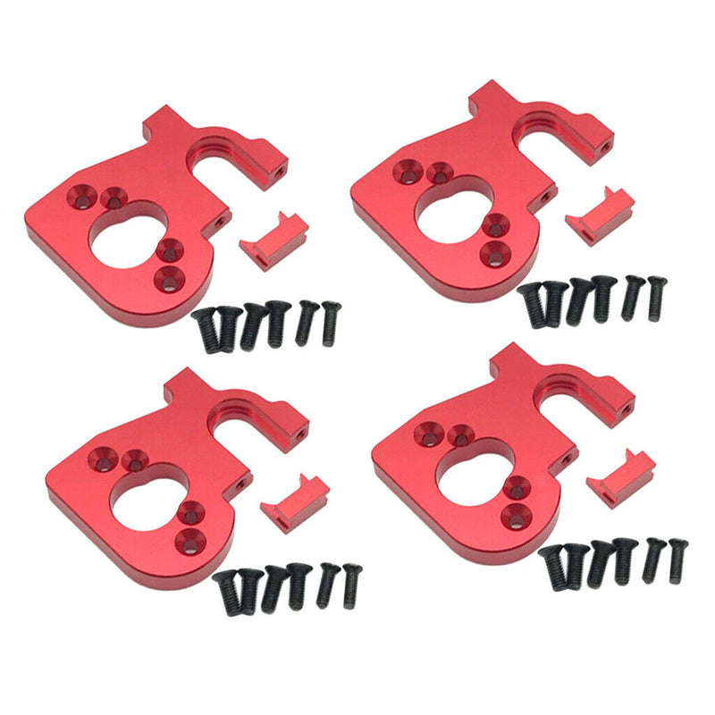 4Pcs RC Metal Motor Base for WLTOYS 144001 Car Buggy Trucks Replacements