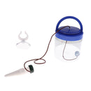 2Pcs Reptile Food Dish Water Drinker Dispenser Food Bowl Lizard Tortoise Feeder