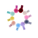 10 Pcs/lot Korean Net Yarn Ball Girls Small Lovely Solid Hairclip Kids Hairp MOA