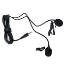 Mini Lavalier Lapel Microphone Dual Headed Recording Clip On Mic for Phone SEAU