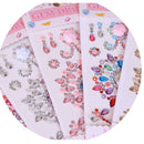 2Pcs Random Self Adhesive Glitter Rhinestone Crystal Stickers Diamond Gem OZ