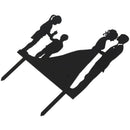 Wedding Anniversary silhouette Family Cake Topper couple with Girl and Boy