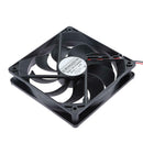 YD-1212025SH DC12V Cooler Fan 118x118x24mm 7 Blades Computer PC Cooling Fan