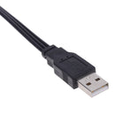 USB Male Plug To 3 RCA Female Adapter Audio Converter Cable USB to RCA â„–[