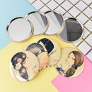 Mini Queen Series Mirrors Portable Makeup Mirror Small Pockets One Sided zhTOCA