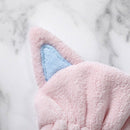 Hair Drying Towels Cute Bath Towel Wrap Ultra Soft Absorbent Hair Dry Hat Cap