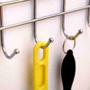 Stainless Steel Over Door Home Kitchen Bathroom Towel Hanger X6T5 Rack_Hold S3K2