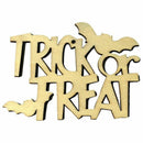 10pcs Wooden Halloween Trick or Treat Pendant Small Hangings Pendants Props
