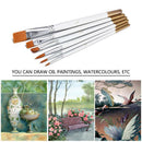 6Pc/Set Art Painting Brushes Acrylic Oil Watercolor Artist Paint Brush Dulcet