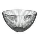 Deep Bowl Fruit Basket Food Container Vegetable Bread Snack Basket Black