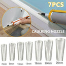 7 Finisher Caulking Nozzle Kitchen Push Rod Stainless Steel Applicator Tool Set