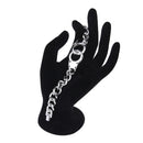 Mens Curb chain Sliver Tone 316L Stainless Steel Handcuff Bracelet