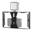 Video Stabilizer Rig Camera Cage Handheld Film Grip Stabilizer for Smart PhoneME