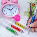 4Pcs  Syringe-shaped Ballpoint Pens Cute Creative Ball Point Pen Black Supply