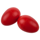 1 Pair Plastic Percussion Musical Egg Maracas Shakers red