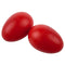 1 Pair Plastic Percussion Musical Egg Maracas Shakers red