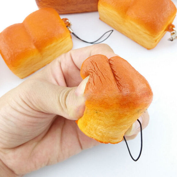 Loaf Simulation Bagels Soft phone Charm Bread Scented Strap 2017&d