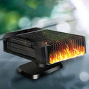 Portable Car Space Fan Heater Fast Heating Cooling Windshield Defroster Demister