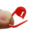 100pcs Knitting Plastic Crochet Craft Locking Stitch Needle Clip Markers AUMO