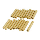 20 pieces M3 x 26 mm hexagon brass female thread Screws PCB Spacer Spacer s O7W5