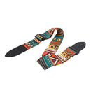 Adjustable Guitar Strap Belt with PU Leather Ends for Folk Electric Guitar Bass