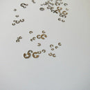 Chronograph Watch Pusher Button C-clip E Clip Circlip Ring 90PCS of 9 Sizes