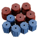 5 Pairs, M8x1 M10x1 A/C Service Port Valve Adapter Dust Cap for Bmw / Merce F4F4