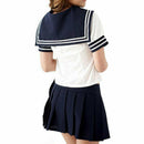 Japanese style School Student Uniform Sailor Dress Sweet Girls Casual C TFS