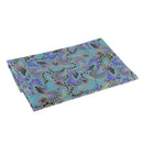 1m Peacock Tail Pattern Cotton Fabric Sewing Material for DIY Dress Clothes