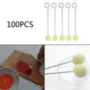 100pcs Leather Craft Wool Leather Dye Dauber & Finish Applicator Kit Tool DIY qw