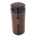 High Quality Self Strring Mug Automatic Mixing Coffee Mug Cup Tumbler Brown