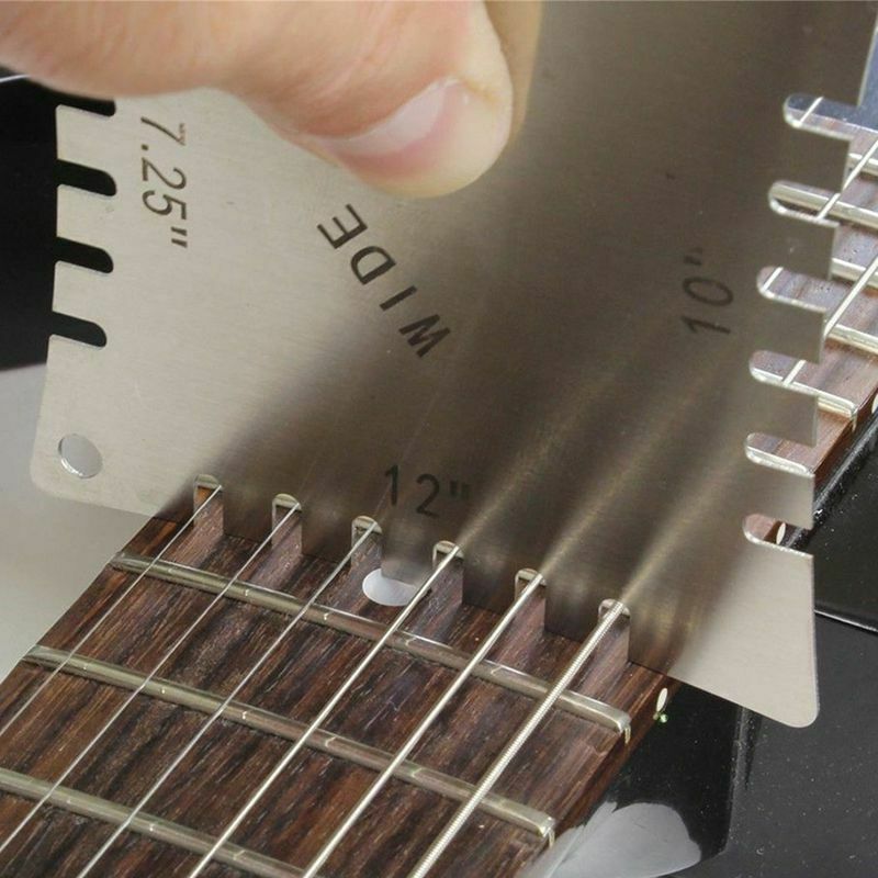 Guitar Notched Radius Gauges for Measuring Fingerboard Radius Pack Of 4pcs